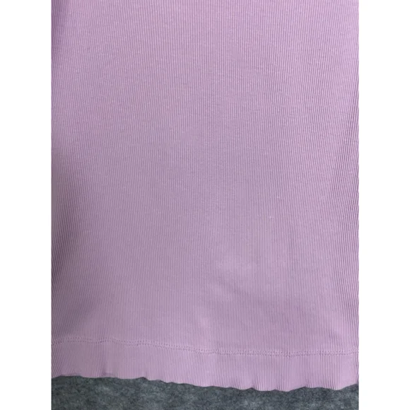 1. State Women's Pink Flutter Sleeve Ribbed Top Blouse Small Ruched Shoulders - Picture 4 of 8